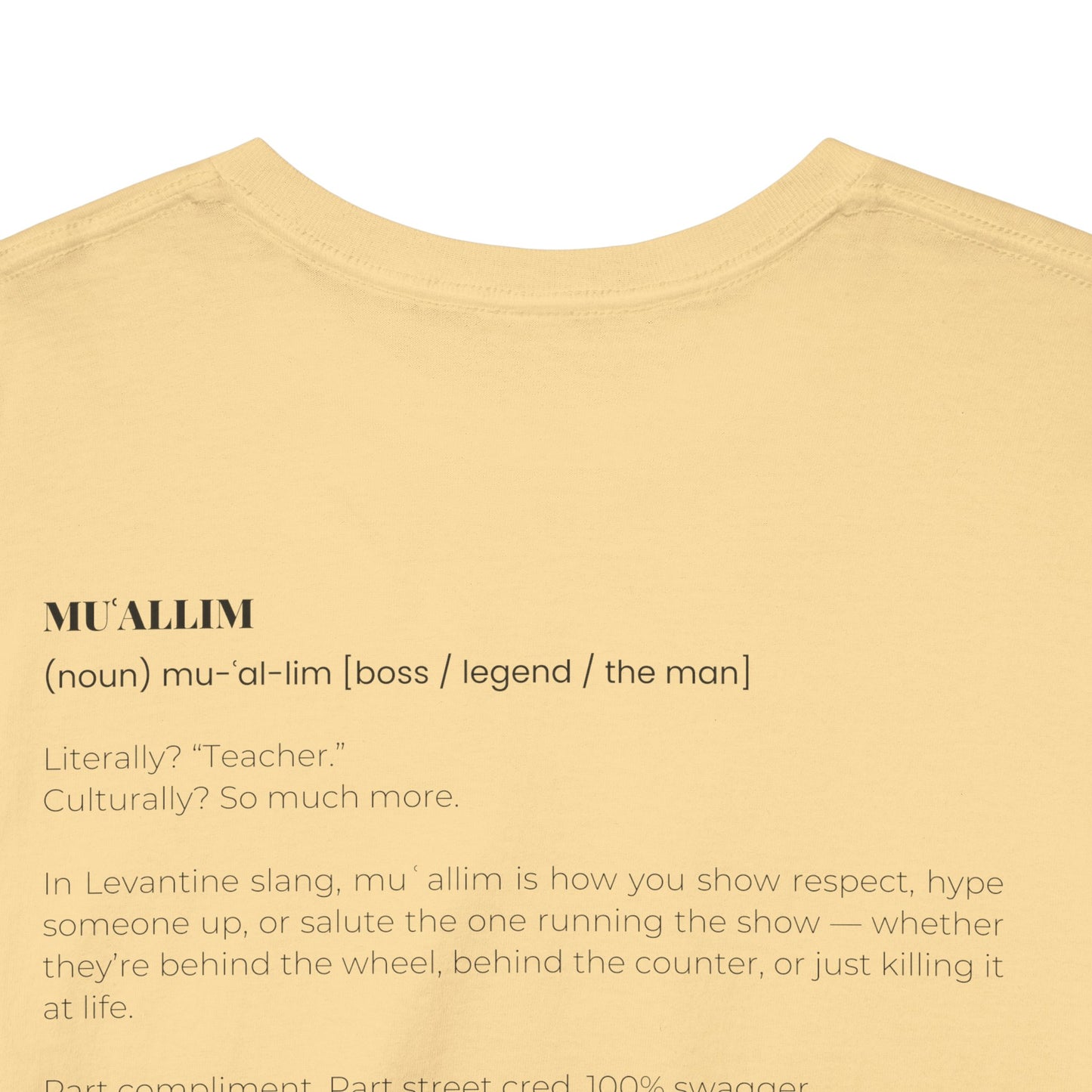 Arabic 101 Maalem Unisex Tee