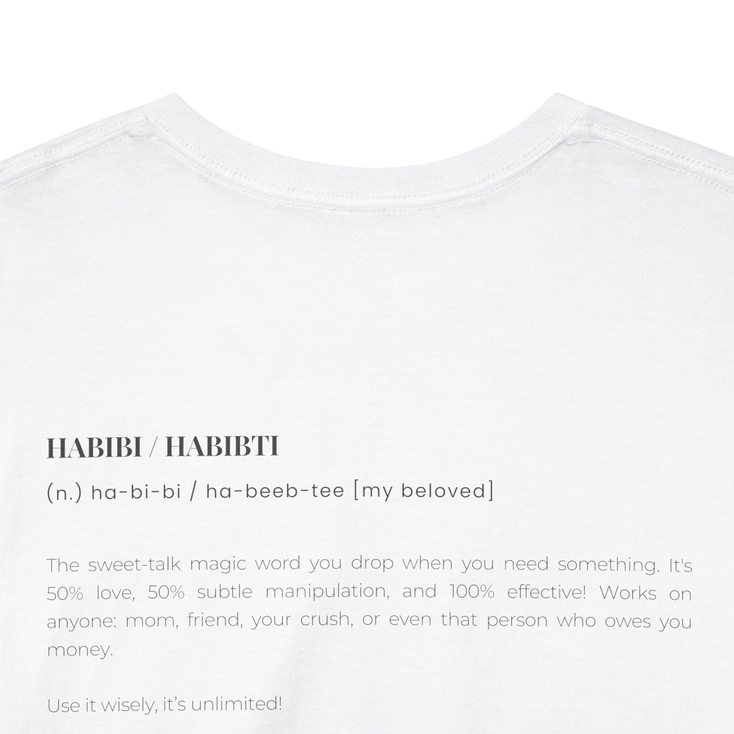 Arabic 101 Habibi Unisex Tee