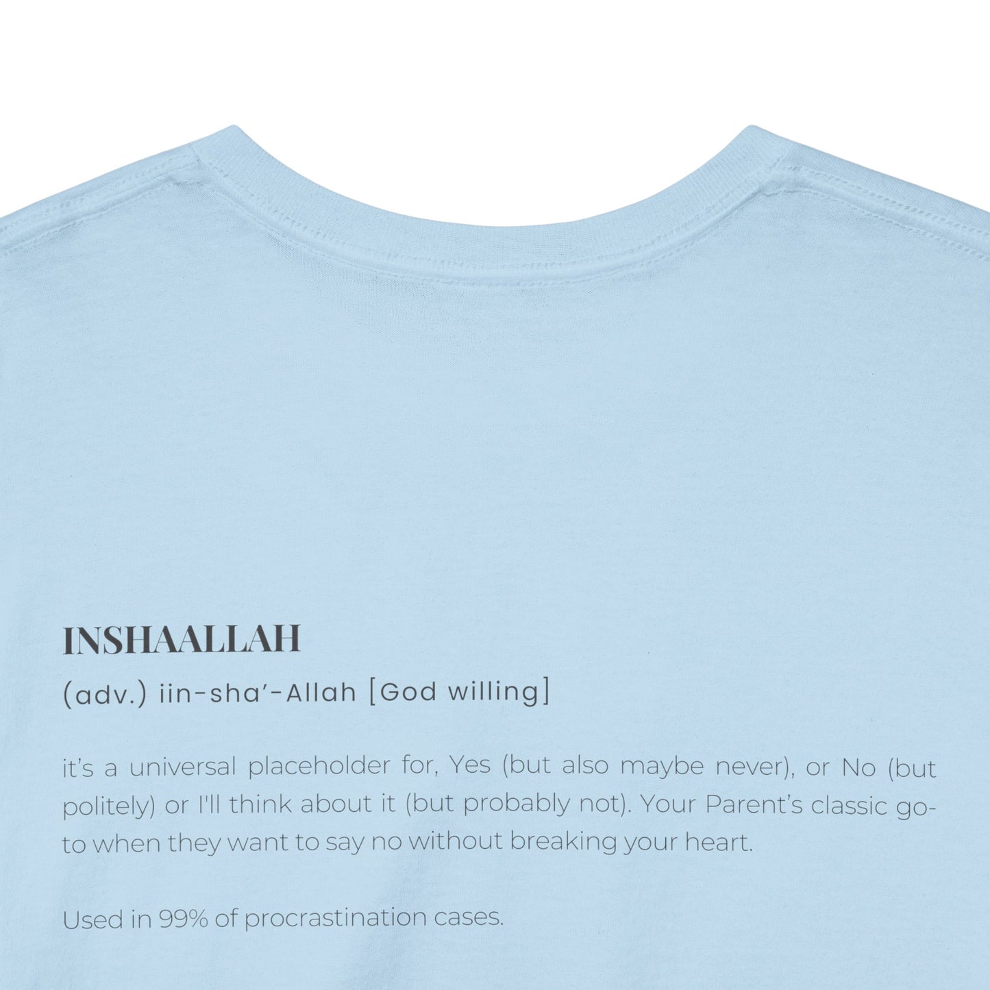 Arabic 101 Inshalla Unisex Tee