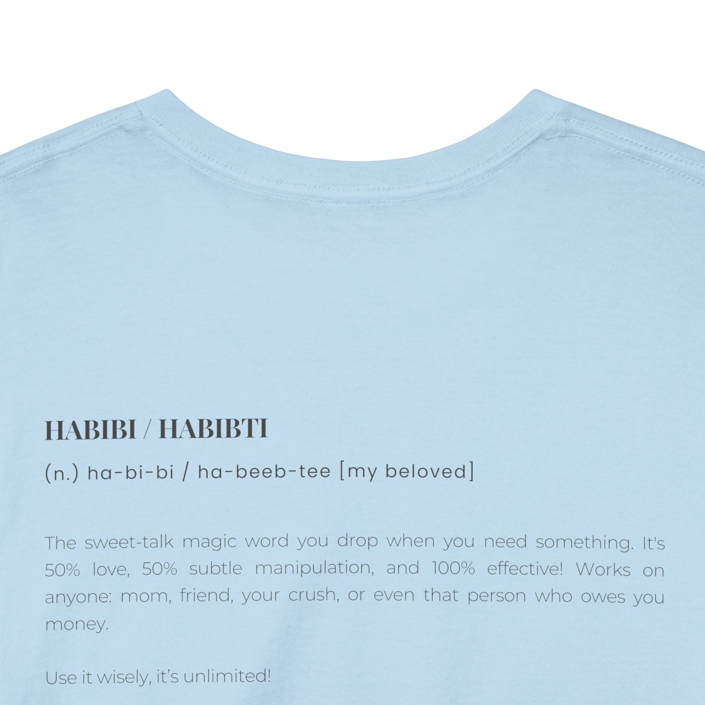 Arabic 101 Habibi Unisex Tee