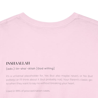 Arabic 101 Inshalla Unisex Tee