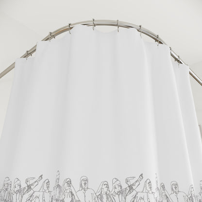 Artistic Shower Curtain with Elegant Design - Perfect for Home Decor