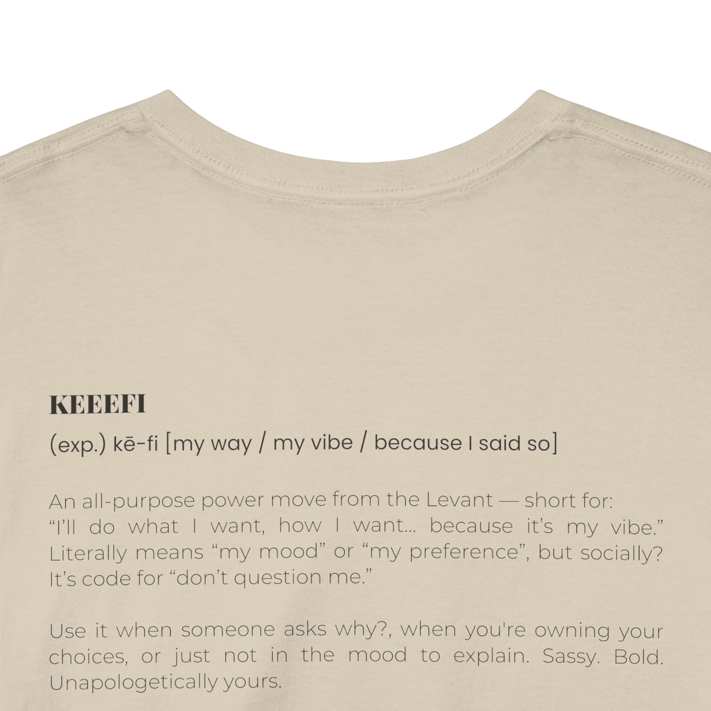Arabic 101 Keefi Unisex Tee