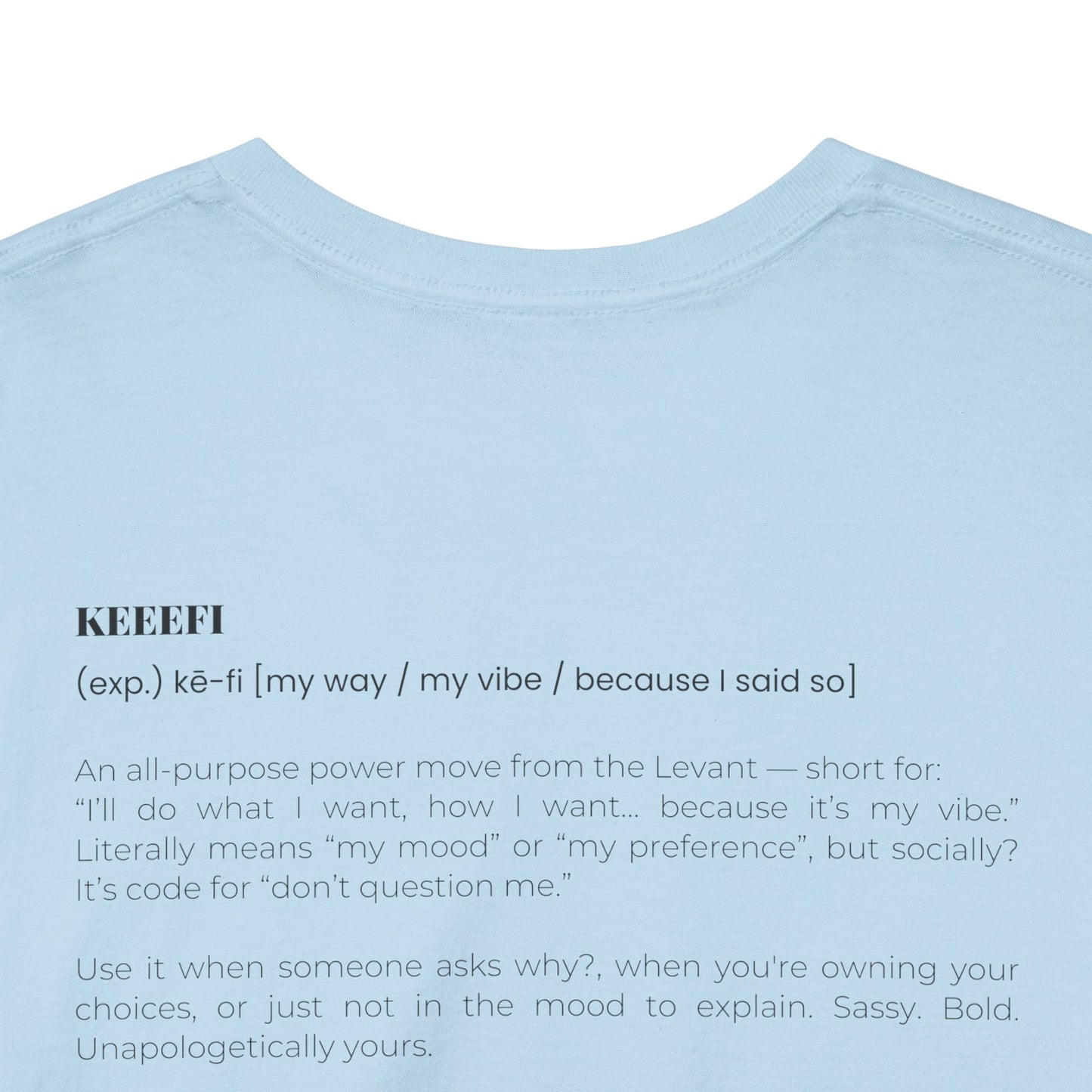 Arabic 101 Keefi Unisex Tee