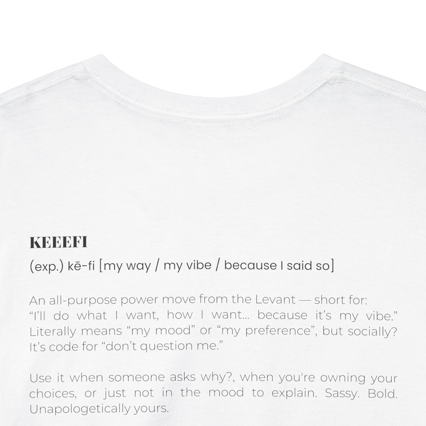 Arabic 101 Keefi Unisex Tee